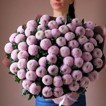 Букет из хризантем момоко