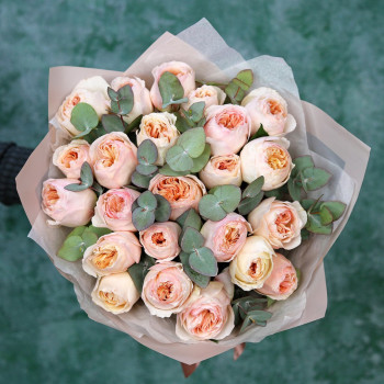 Пионовидные розы Джульетта 23 шт.